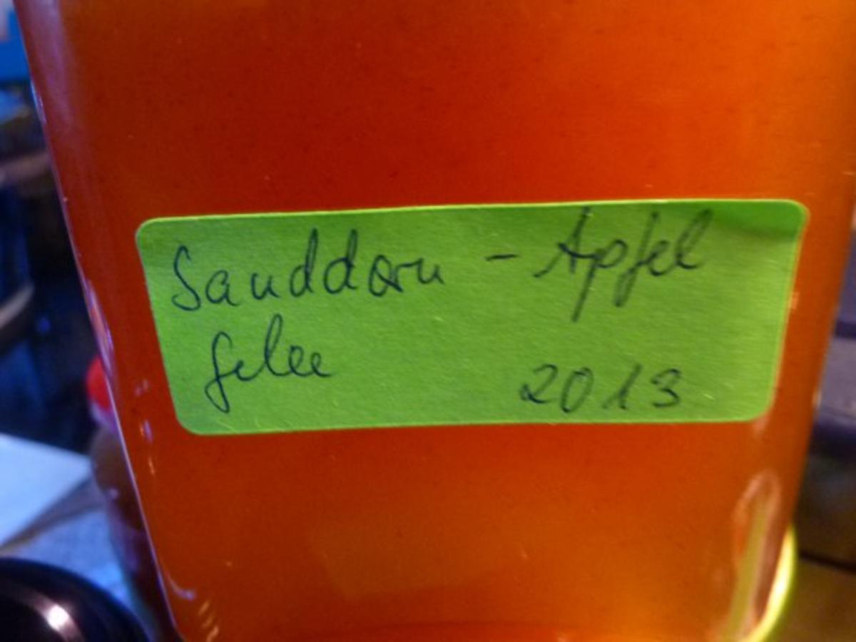 Marmelade: Sanddorn-Apfel-Gelee - Rezept - Bild Nr. 2