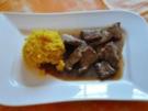 Kochen:Entenragout in Honigsosse mit Kurkumareis - Rezept