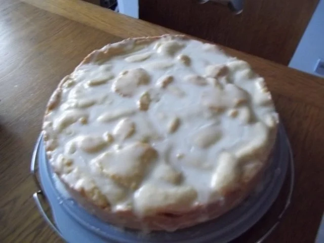 Rezept: gedeckter Apfelkuchen frisch gehext gedeckter Apfelkuchen frisch gehext - Rezept