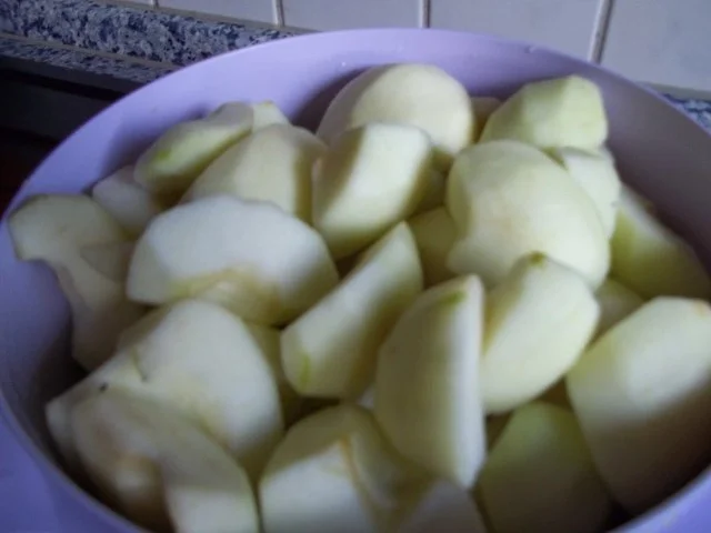 Rezept: gedeckter Apfelkuchen frisch gehext Bild Nr. 4 gedeckter Apfelkuchen frisch gehext - Rezept - Bild Nr. 4