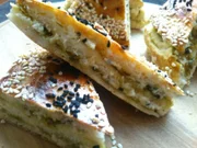 Pesto- Feta Ecken - Rezept