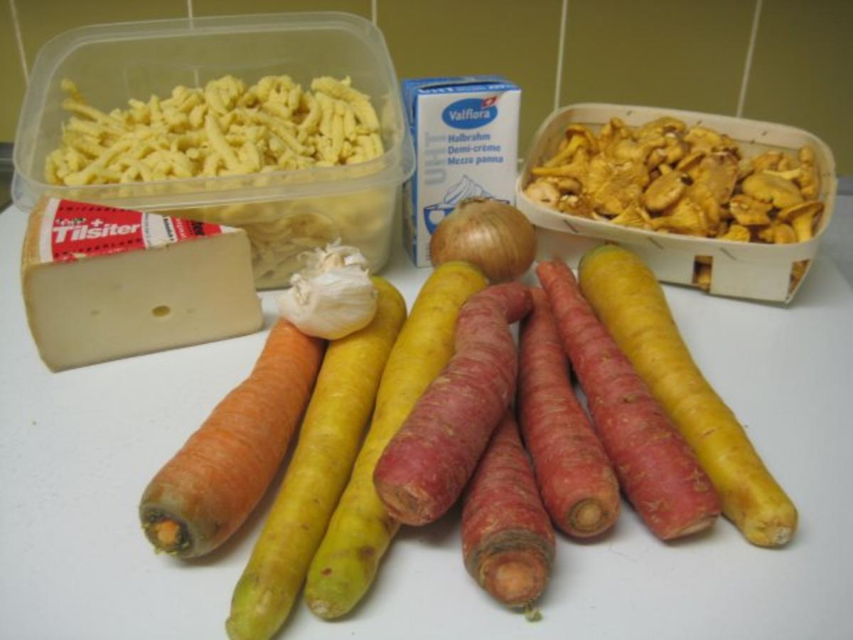 Spätzli Karotten Pilz Gratin - einfach - von strammermax