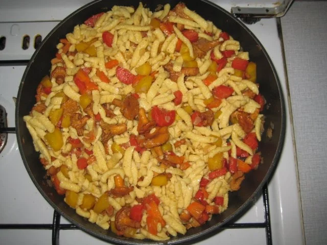 Spätzli Karotten Pilz Gratin - Rezept - Bild Nr. 10