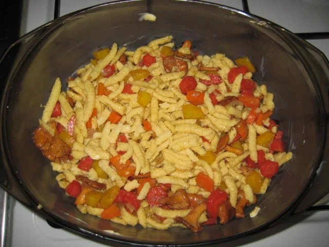 Spätzli Karotten Pilz Gratin - Rezept - Bild Nr. 11