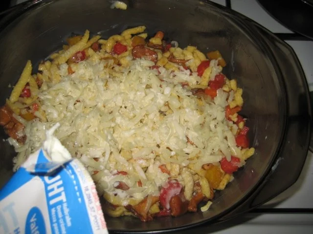 Spätzli Karotten Pilz Gratin - Rezept - Bild Nr. 14