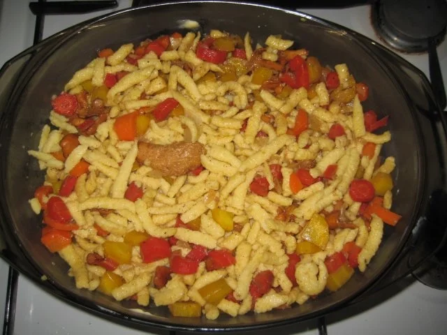 Spätzli Karotten Pilz Gratin - Rezept - Bild Nr. 15