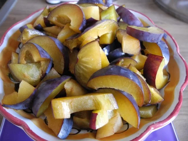 Rezept: Dessert : Pflaumen in Quark - Joghurt - Pudding Bild Nr. 3 Dessert : Pflaumen in Quark - Joghurt - Pudding - Rezept - Bild Nr. 3