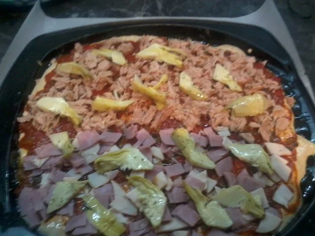 Pizza aus Dinkelteig - Rezept - Bild Nr. 7