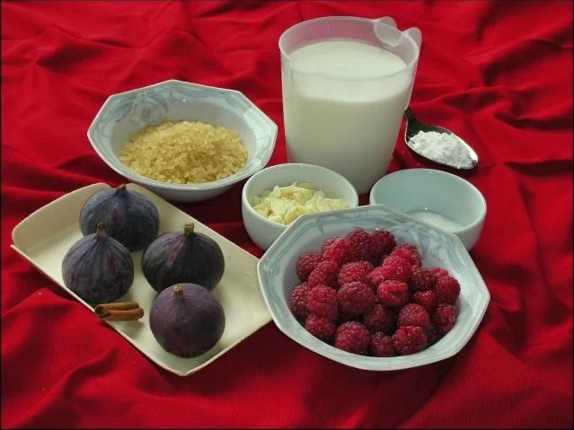 Rezept: Milchreis mit Feigen und Himbeermark Bild Nr. 3 Milchreis mit Feigen und Himbeermark - Rezept - Bild Nr. 3