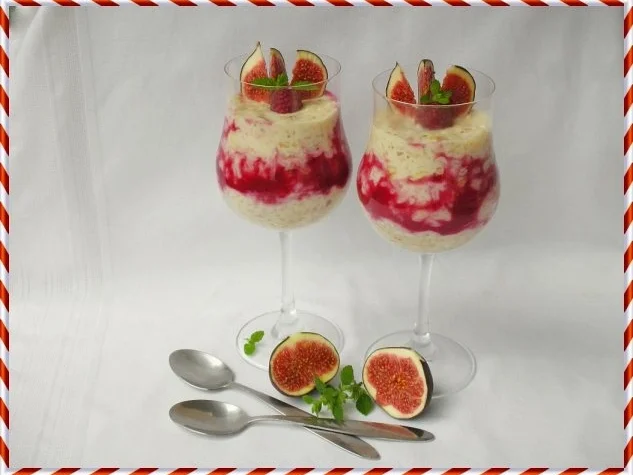Rezept: Milchreis mit Feigen und Himbeermark Bild Nr. 9 Milchreis mit Feigen und Himbeermark - Rezept - Bild Nr. 9