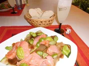 Zucchini-Lachs-Carpaccio>> - Rezept