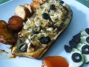Aubergine mal anders gefüllt - Rezept