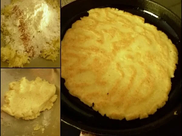 Kartoffel-Rote-Bete-Röllchen mit Steinpilzen - Rezept - Bild Nr. 4