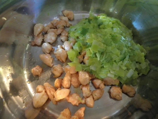 Mit Hähnchen und Lauch gefüllte Nudeln ... - Rezept - Bild Nr. 10