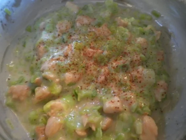 Mit Hähnchen und Lauch gefüllte Nudeln ... - Rezept - Bild Nr. 11