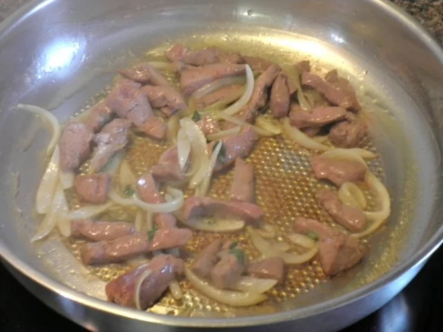 Rezept: Geschnetzeltes von der Kalbsleber ... Bild Nr. 5 Geschnetzeltes von der Kalbsleber ... - Rezept - Bild Nr. 5