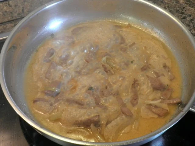 Rezept: Geschnetzeltes von der Kalbsleber ... Bild Nr. 7 Geschnetzeltes von der Kalbsleber ... - Rezept - Bild Nr. 7