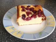 Grieß - Käse - Kirschkuchen - Rezept