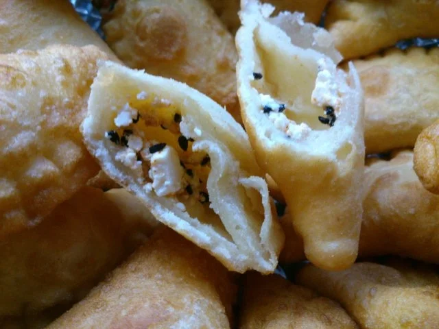 Rezept: Frittierte Feta Taschen Frittierte Feta Taschen - Rezept