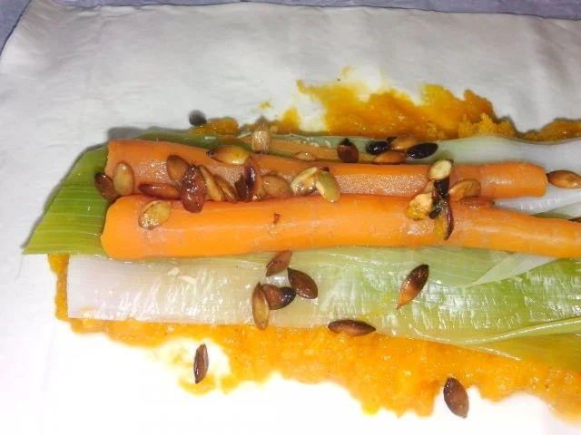 Steirischer Kürbisstrudel mit gerösteten Kürbiskernen als österreichisches Schmankerl - Rezept - Bild Nr. 6