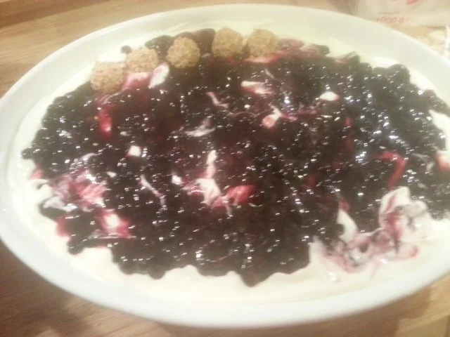 Giotto-Heidelbeer-Quark-Dessert - Rezept - Bild Nr. 4