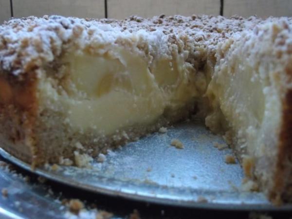 Apfelkuchen mit Schmand und Streusel - Rezept - kochbar.de