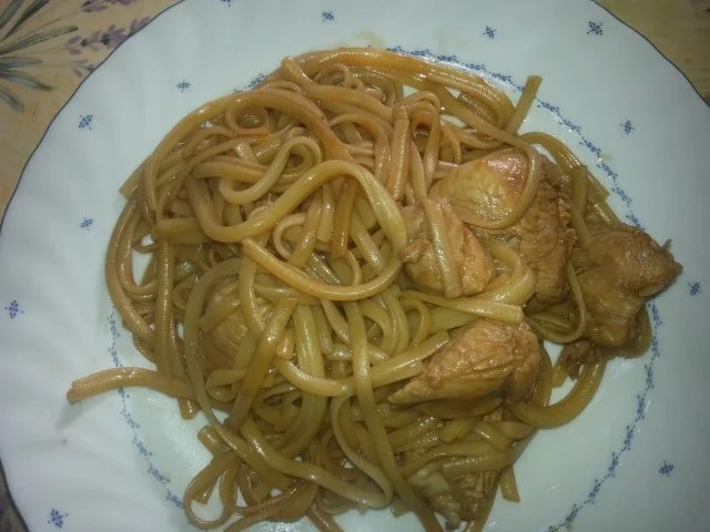 Yaki-Udon mit Pute - Rezept