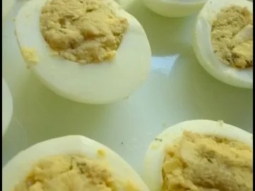 Gefülltes und paniertes Ei auf Steinpilz-Spinat - Rezept - Bild Nr. 4