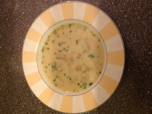Cremige Pilzsuppe - Rezept