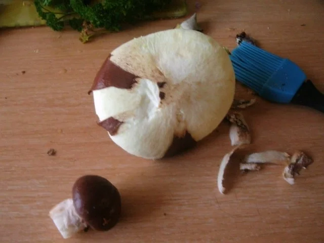 Schweinelachsbraten mit Butterpilzen und grünen Bohnen - Rezept - Bild Nr. 7