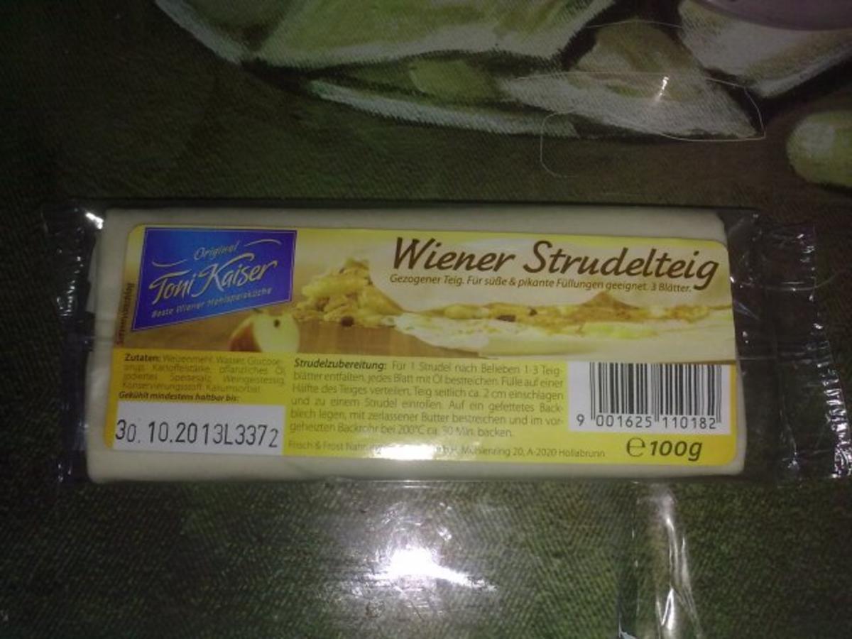 Apfelstrudel ratz fatz - Rezept mit Bild - kochbar.de