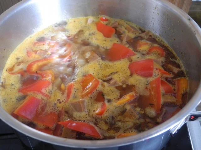 Rezept: Veggi -Tag : Veganes Gulasch an Kürbis - Reis Bild Nr. 14 Veggi -Tag : Veganes Gulasch an Kürbis - Reis - Rezept - Bild Nr. 14