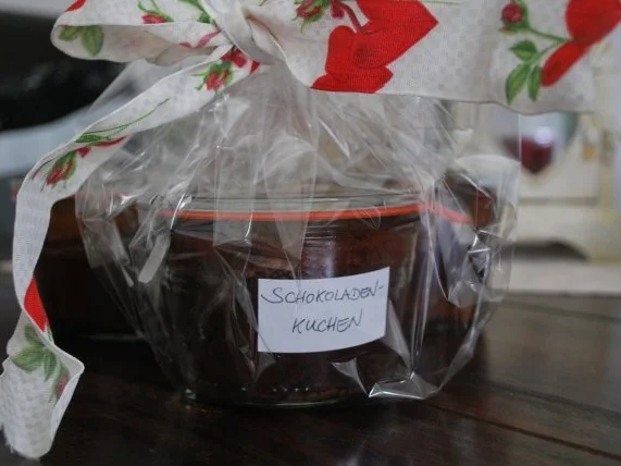 Schokoladenkuchen aus dem Glas - Rezept