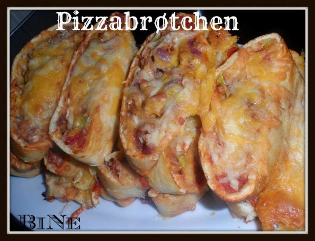 Bilder für BiNe` S PIZZABRØTCHEN - Rezept