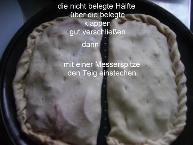 Calzone - gefüllte Pizza - Rezept - Bild Nr. 10