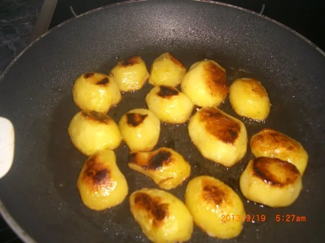 Schweinefilet im Speckmantel und Bratkartoffeln. - Rezept - Bild Nr. 6