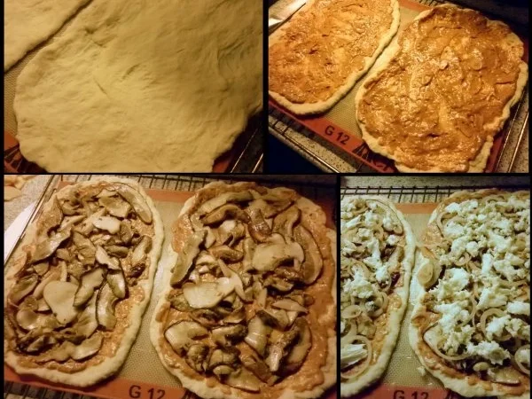 Pizza mit Steinpilzen und dreierlei Käse - Rezept - Bild Nr. 7