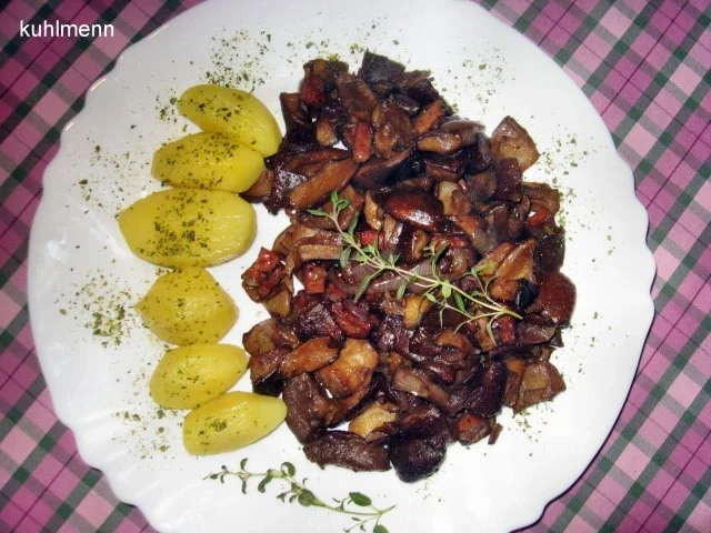 Rezept: Maronen - Röhrlinge geschmort Maronen - Röhrlinge geschmort - Rezept