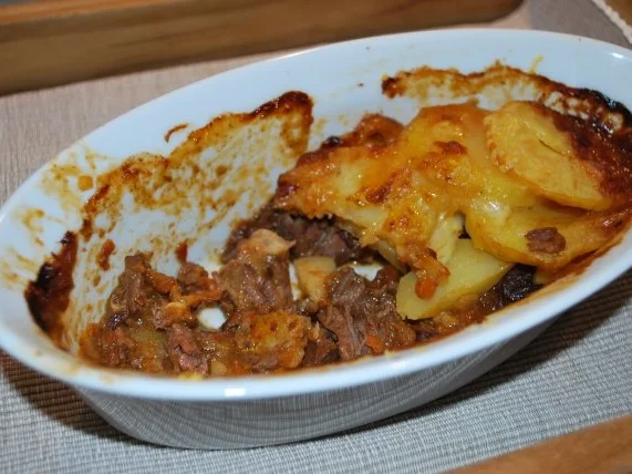 Daube de bœuf unter Reblochon-Kartoffel-Haube - Rezept - Bild Nr. 3