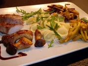 Rezept: Kaninchenfilet mit Aubergine und Zucchini Kaninchenfilet mit Aubergine und Zucchini - Rezept