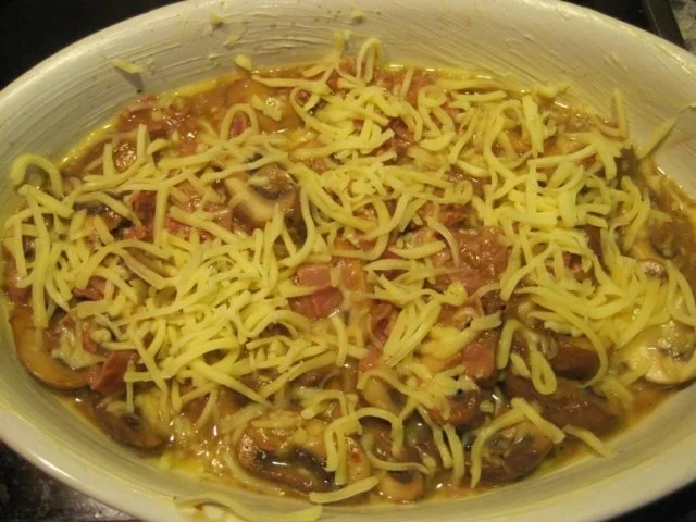 Champignongratin - Rezept