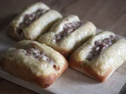 überbackene Schinkenbrötchen - Rezept