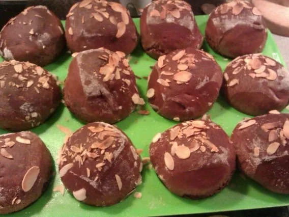 Schoko-Hefe- Muffins (Kleiner Bruder vom Hefezopf) :-D - Rezept