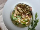 Rezept: Lauchnudeln Lauchnudeln - Rezept