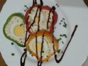Paprika-Käsescheiben - Rezept