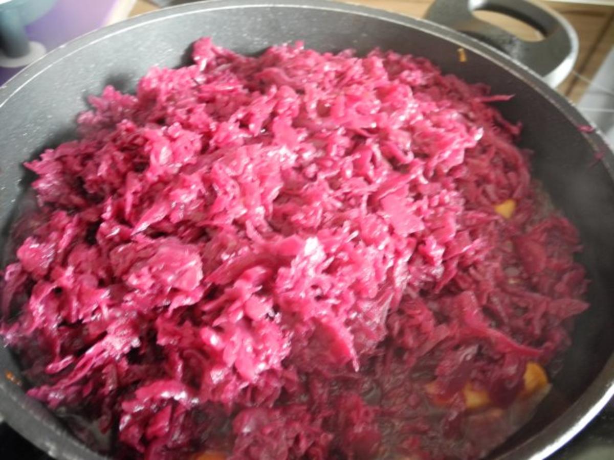 Gemüsebeilage : Apfel-Rotkohl (Blaukraut) mal anders - Rezept - Bild Nr. 12