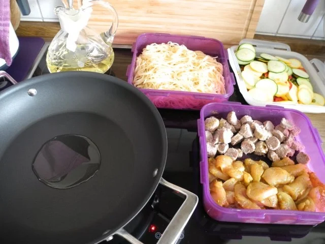 Unter 30 Minuten : Wenn vom Raclettabend vieles übrig geblieben .... - Rezept - Bild Nr. 3