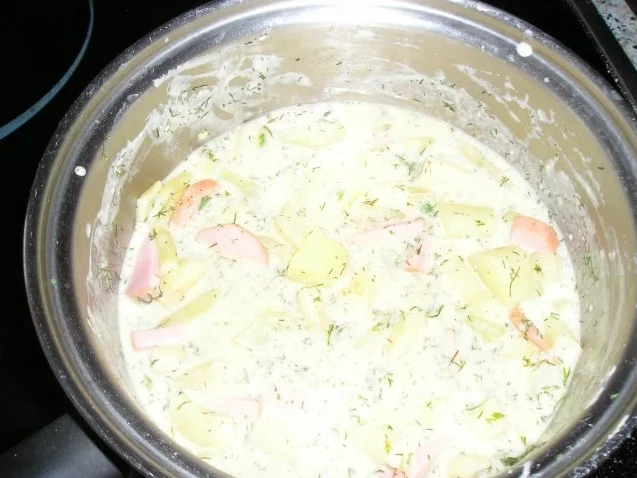 Rezept: Dillbohneneintopf (Fisolen) Bild Nr. 3 Dillbohneneintopf (Fisolen) - Rezept - Bild Nr. 3