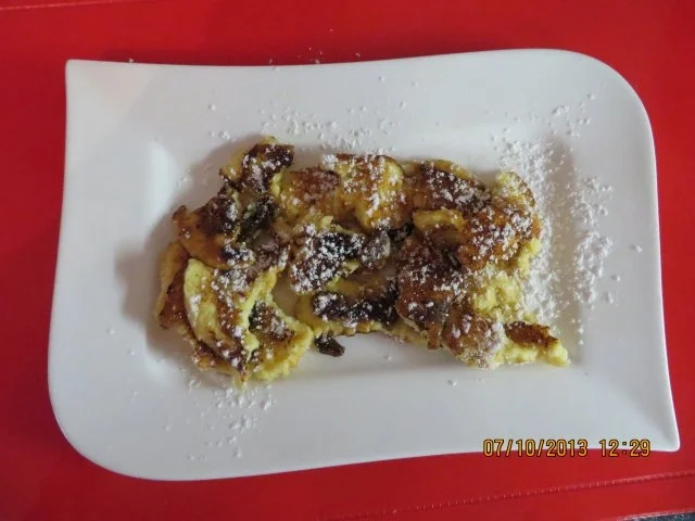 Rezept: Vegetarisch: Kaiserschmarrn Bild Nr. 2 Vegetarisch: Kaiserschmarrn - Rezept - Bild Nr. 2