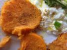 Süßkartoffel mit Schmand  und Rucolasalat - Rezept